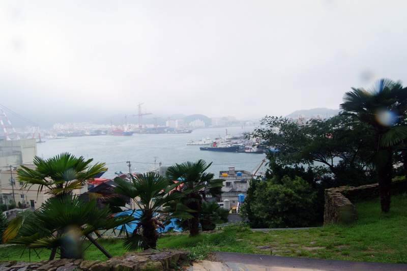 남망산에서 바라본 통영의 모습