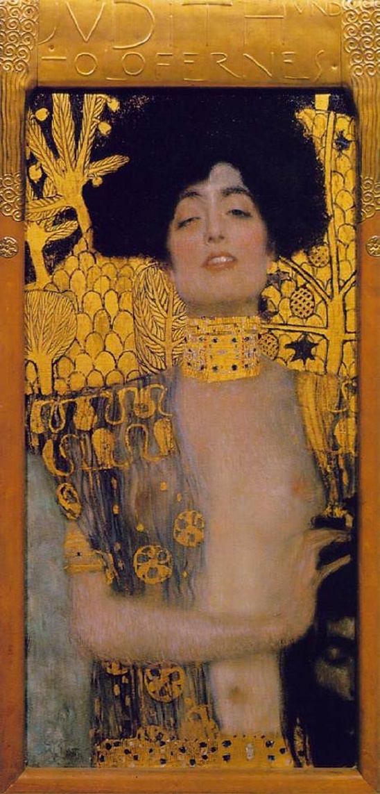 구스타프 클림트 <유디트1 Judith1> 캔버스에 유채 84x42cm, 빈 오스트리아 미술관